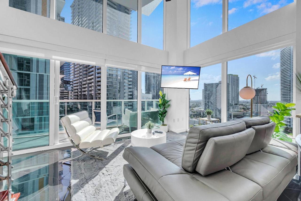 Iconic 2 Bedroom Loft Brickell-Stunning Views Miami Exteriér fotografie