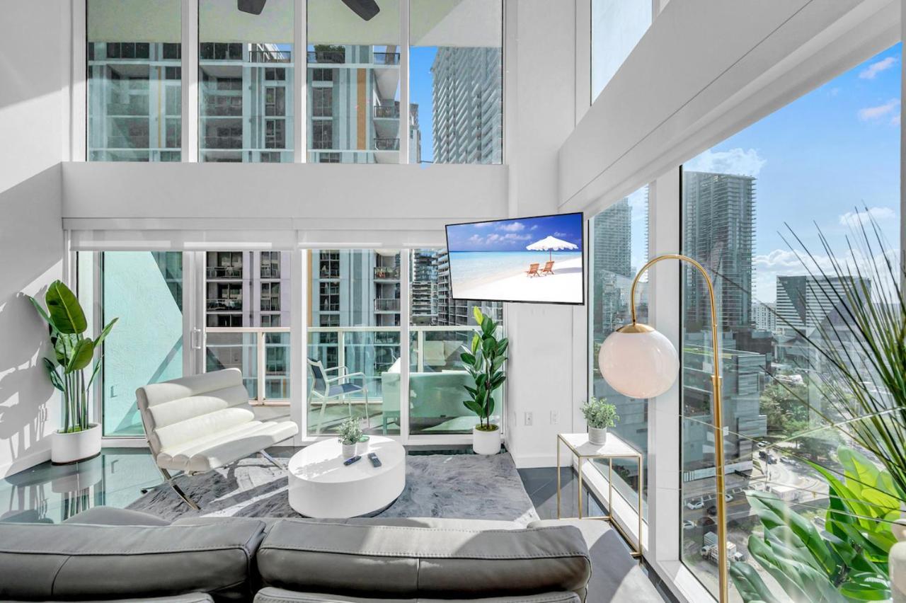 Iconic 2 Bedroom Loft Brickell-Stunning Views Miami Exteriér fotografie